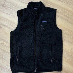 The North Face Mens Medium Black Sherpa Fleece Vest Los Gatos High Pile